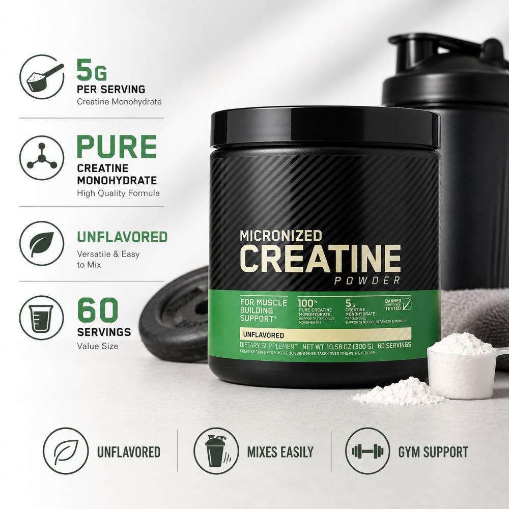 Fitness With Nutrition - Kreatin Monohidrat Tozu 300g Güç ve