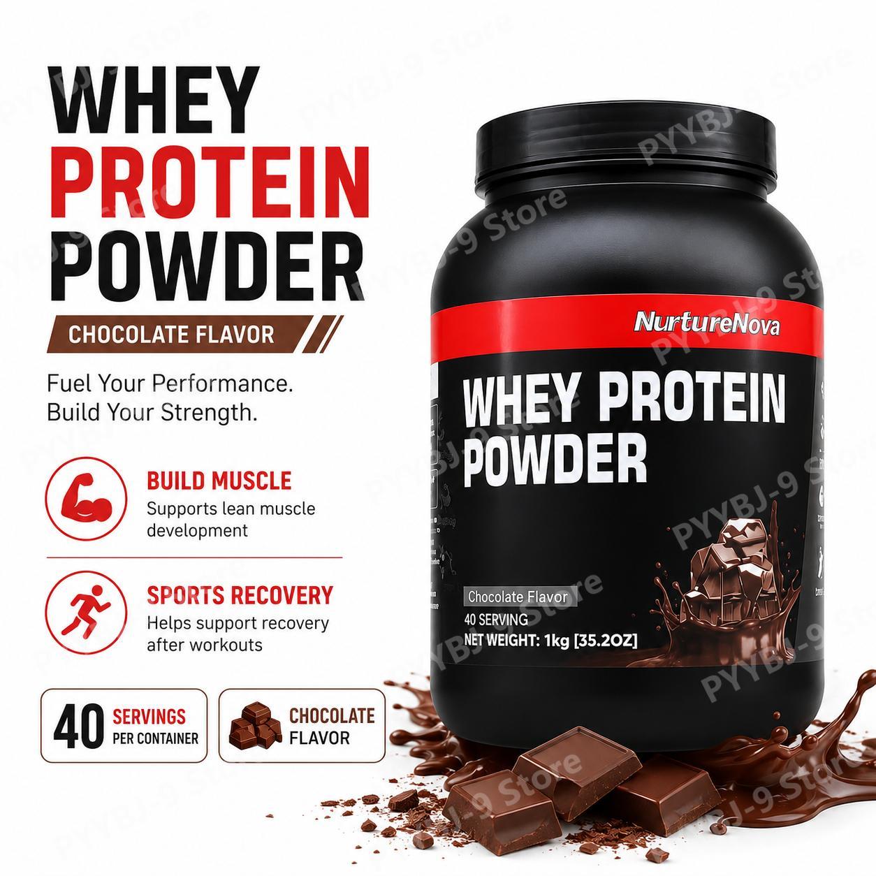 Fitness With Nutrition - NurtureNova Whey Protein Tozu Çikolata Aromalı