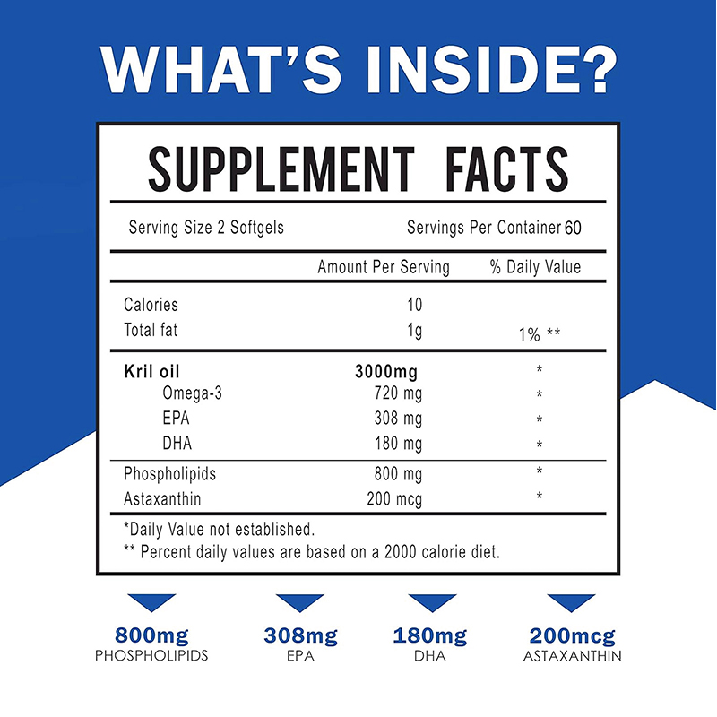 Antarktika Krill Yağı 3000mg - - Omega 3 Fish Oil incelemesi ve fiyatı
