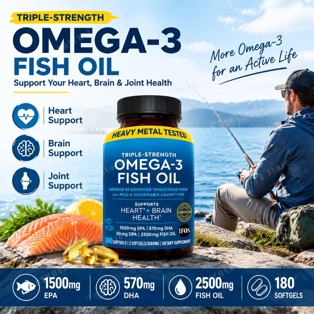 Yüksek Etkili Omega-3 Balık Ya - Omega 3 Fish Oil incelemesi ve fiyatı
